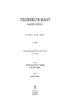 Tedribü'r - Ravi -Hadis Usulü 2. Cilt. 